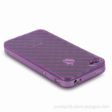 Case for Apple's iPhone, Made of TPU, Measures 58 x 34 x 43cm